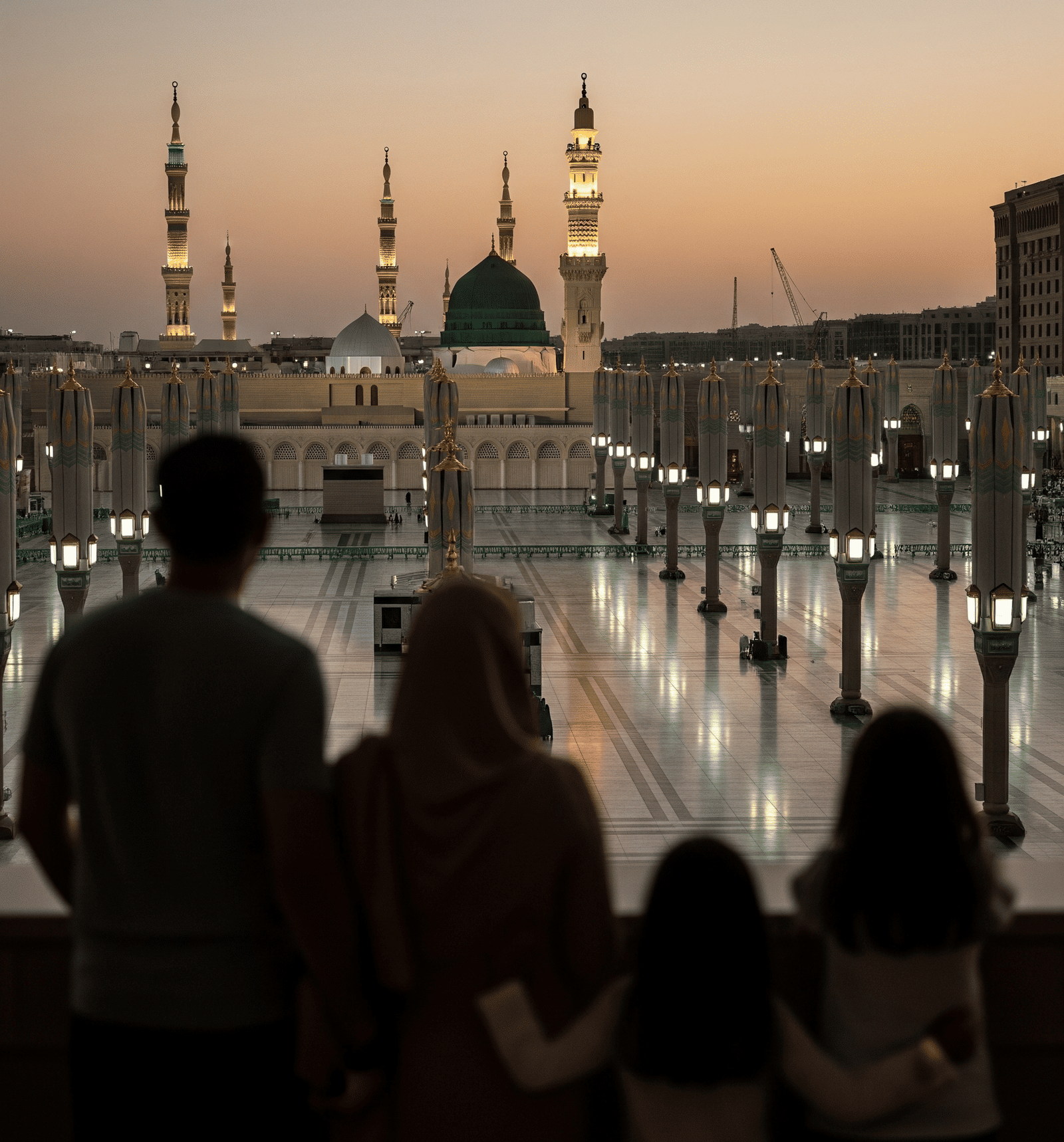Pilgrims near the Kaaba